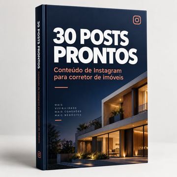 Capa do bônus 30 Posts Prontos
